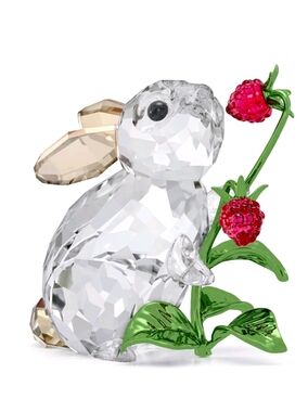 Swarovski Crystal Idyllia Rabbit and Raspberries Figurine NEW 🐰
